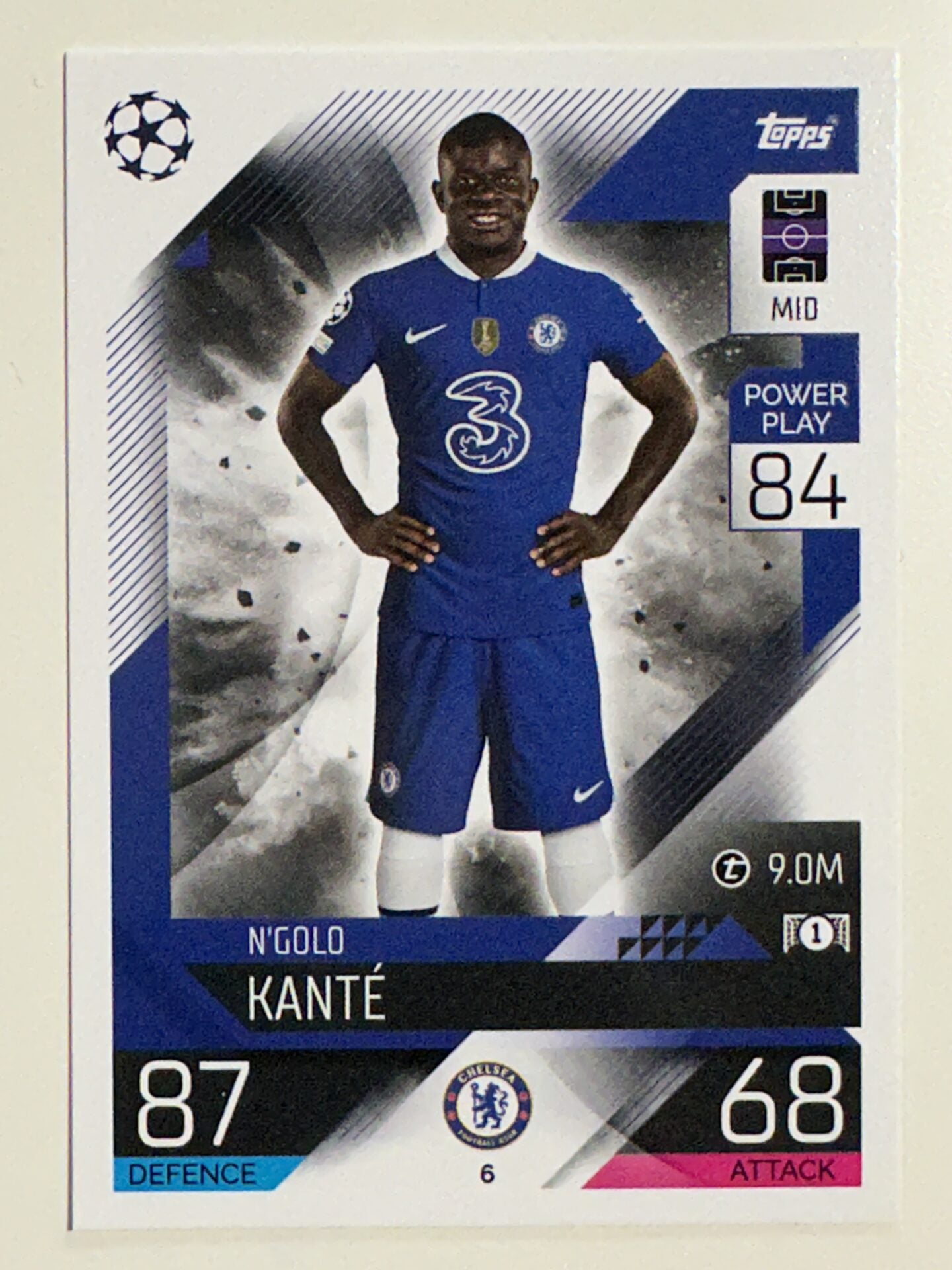006. N’Golo Kante (Chelsea) – Topps Match Attax 2022:2023 card