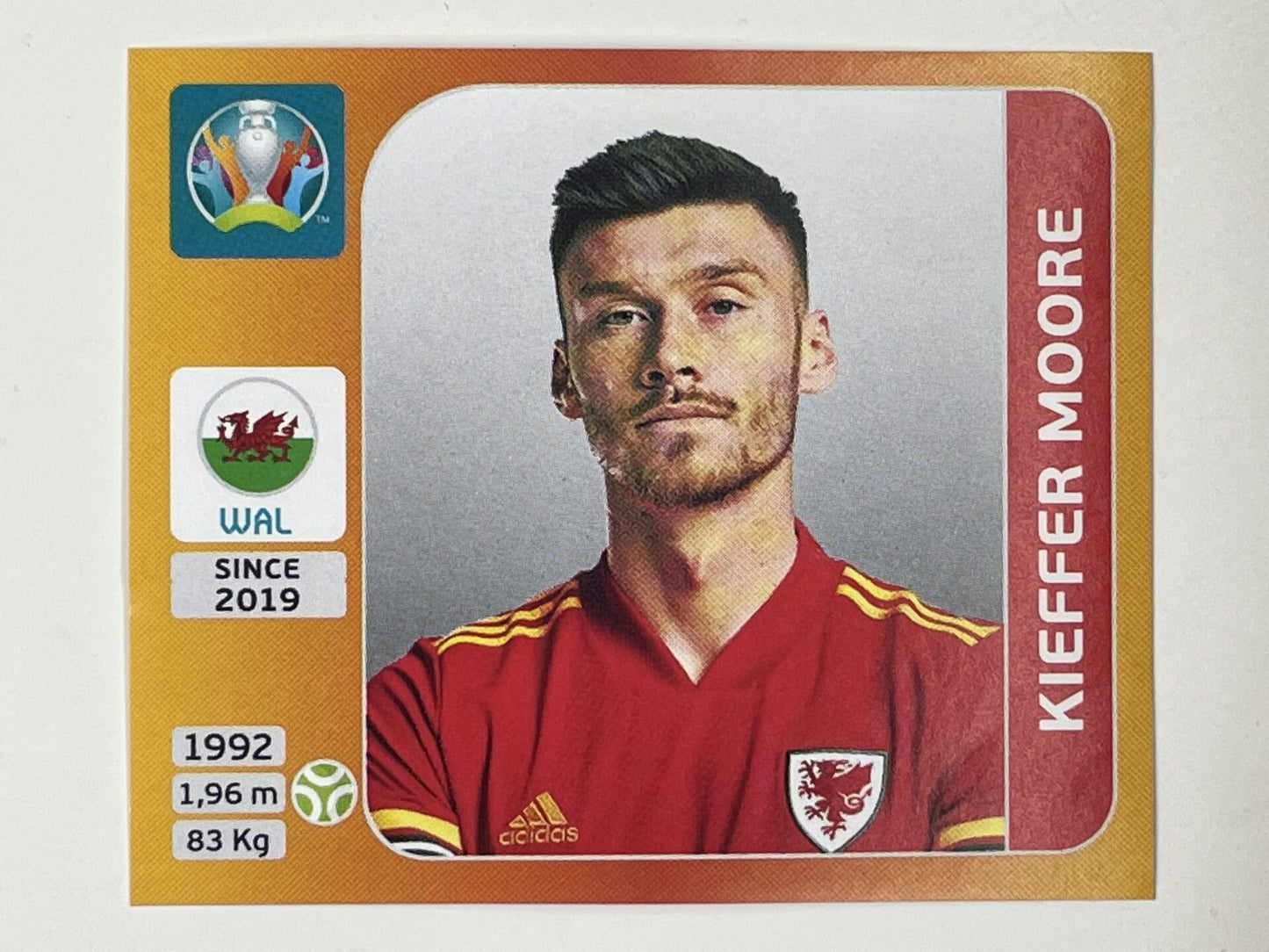 118. Kieffer Moore (Wales) – Euro 2020 Stickers
