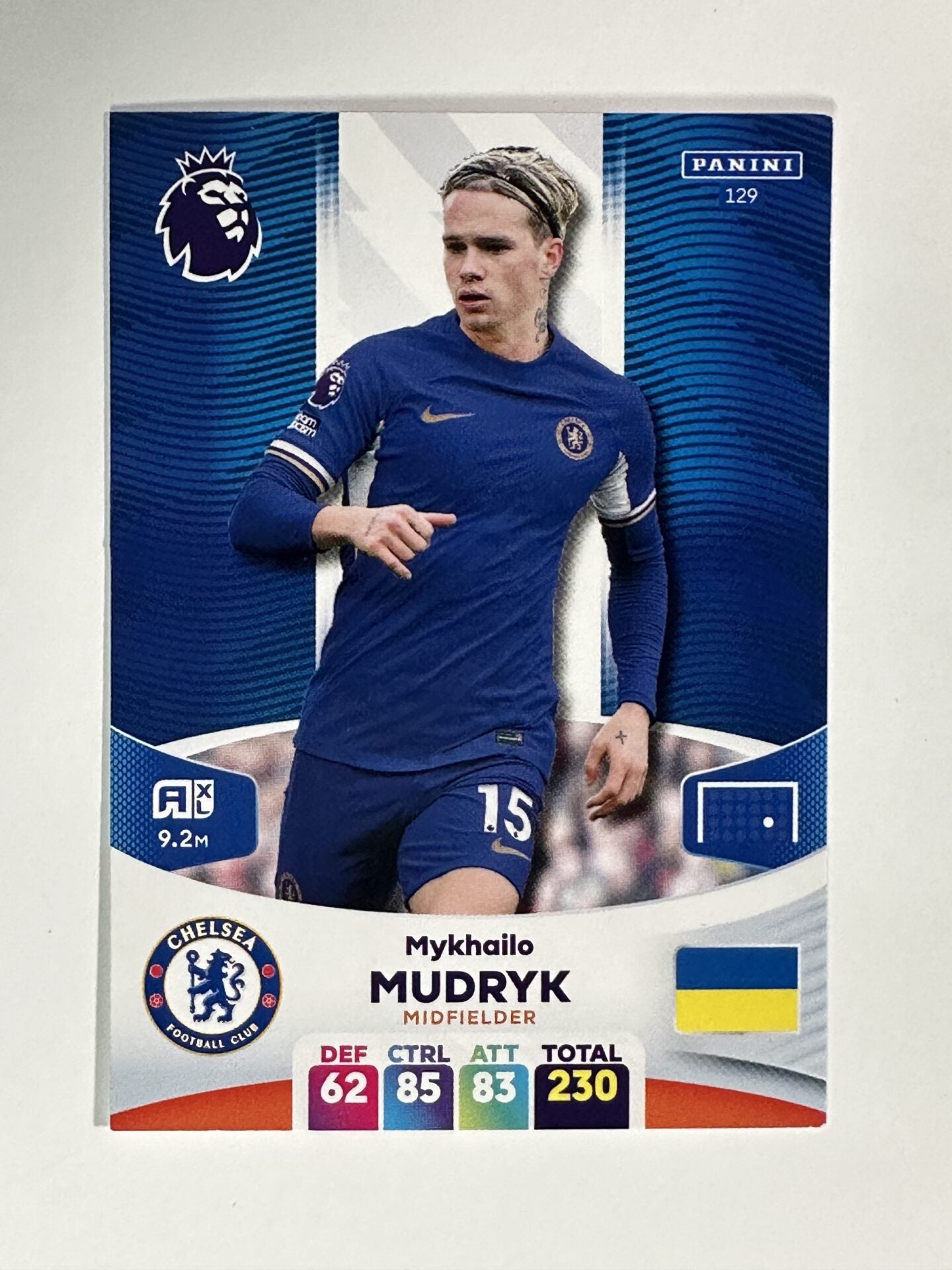Mykhailo Mudryk 2024 Panini Select FIFA Auto ミハイロ・ムドリク 