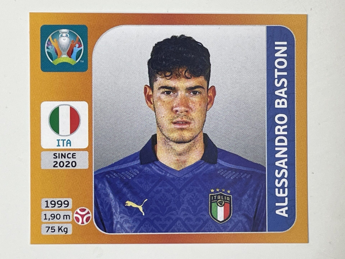 15. Alessandro Bastoni (Italy) – Euro 2020 Stickers