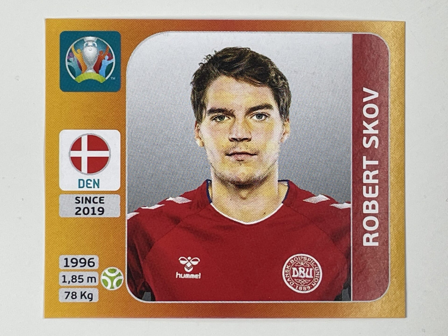 175. Robert Skov (Denmark) – Euro 2020 Stickers