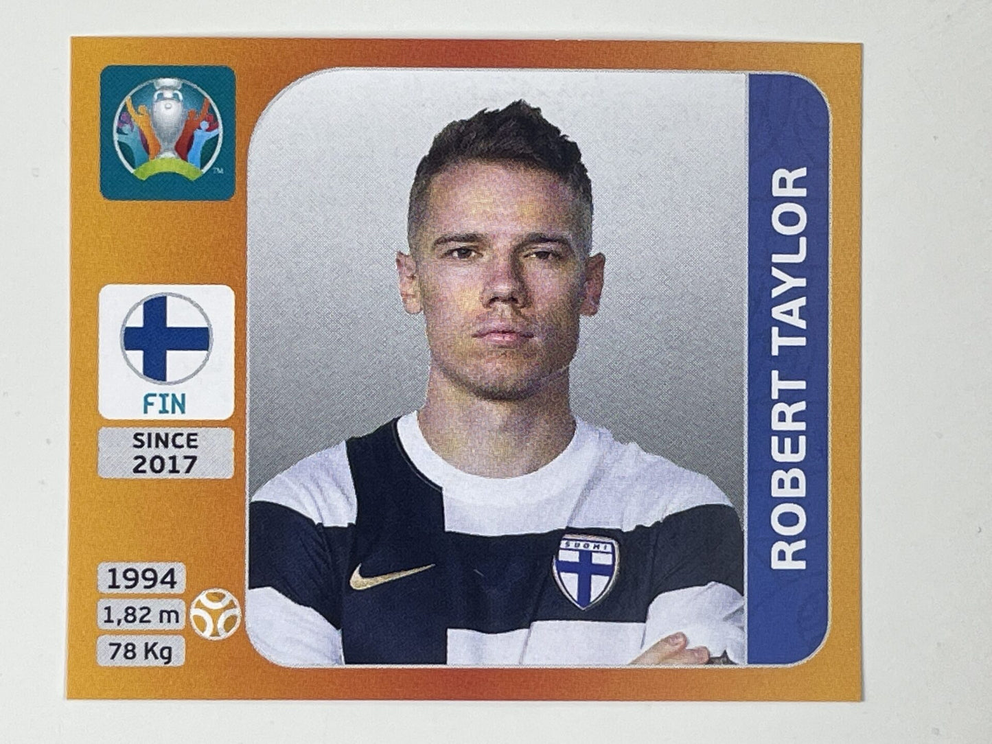 194. Robert Taylor (Finland) – Euro 2020 Stickers