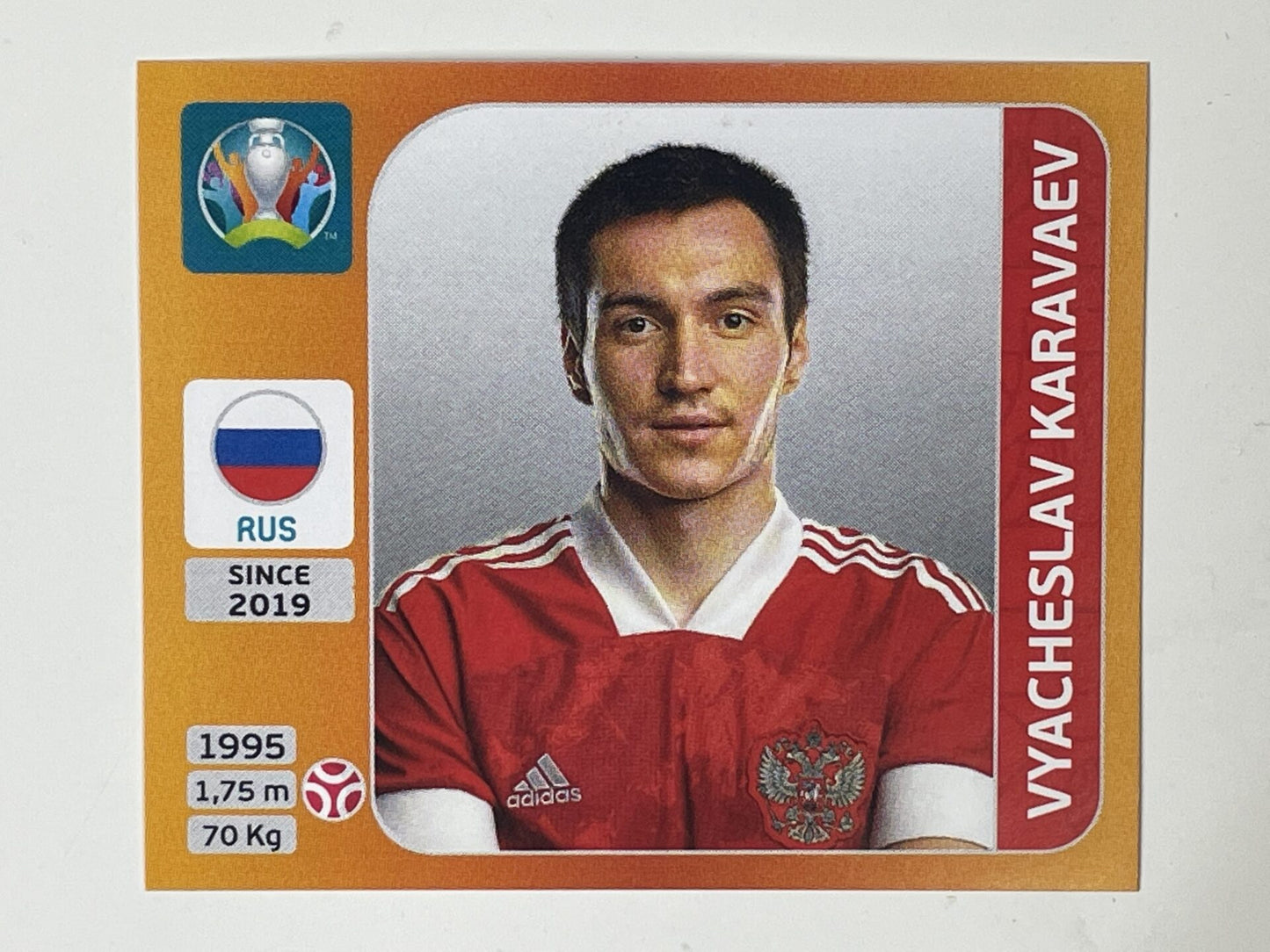 214. Vyacheslav Karavaev (Russia) - Euro 2020 Stickers