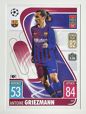 223.-Antoine-Griezmann-FC-Barcelona-Match-Attax-2021-22-Topps-Football-Card