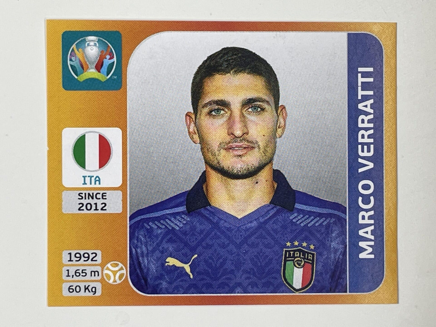 24. Marco Verratti (Italy) – Euro 2020 Stickers