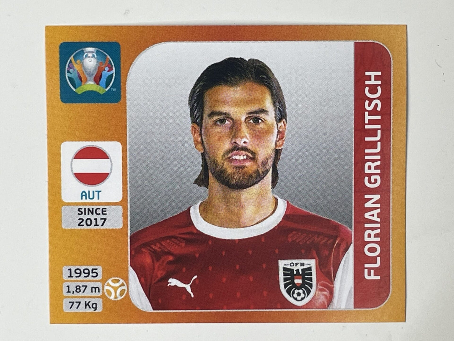 247. Florian Grillitsch (Austria) – Euro 2020 Stickers