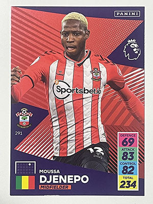 291.-Moussa-Djenepo-Southampton-Panini-Adrenalyn-XL-2021-22-Card-Football