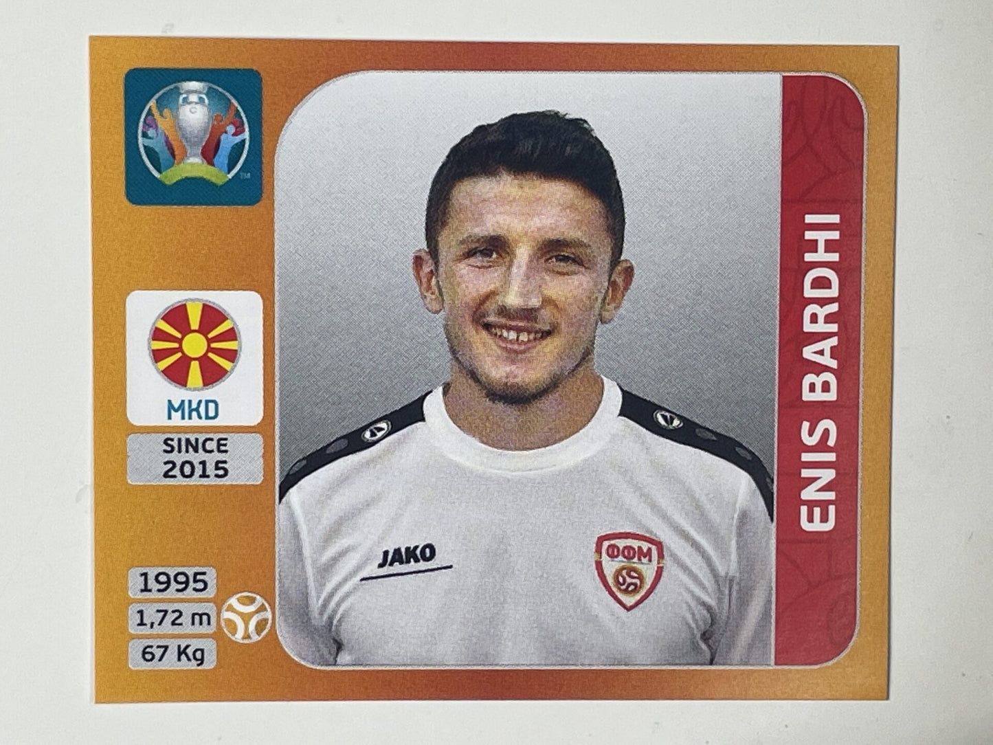 300. Enis Bardhi (North Macedonia) – Euro 2020 Stickers