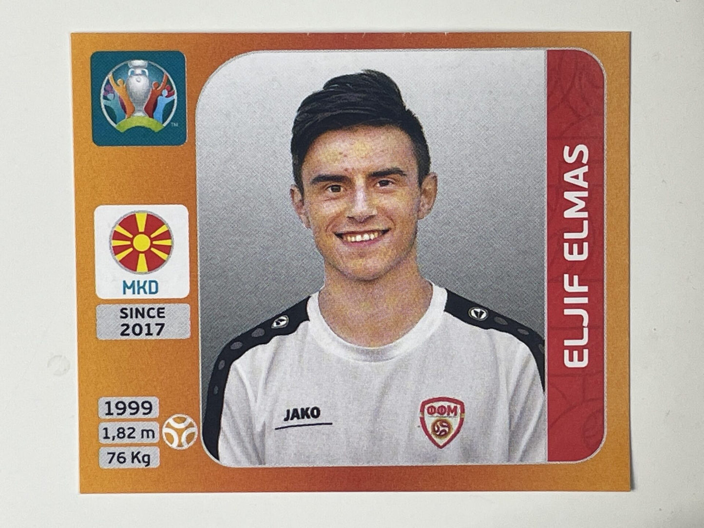 301. Eljif Elmas (North Macedonia) – Euro 2020 Stickers