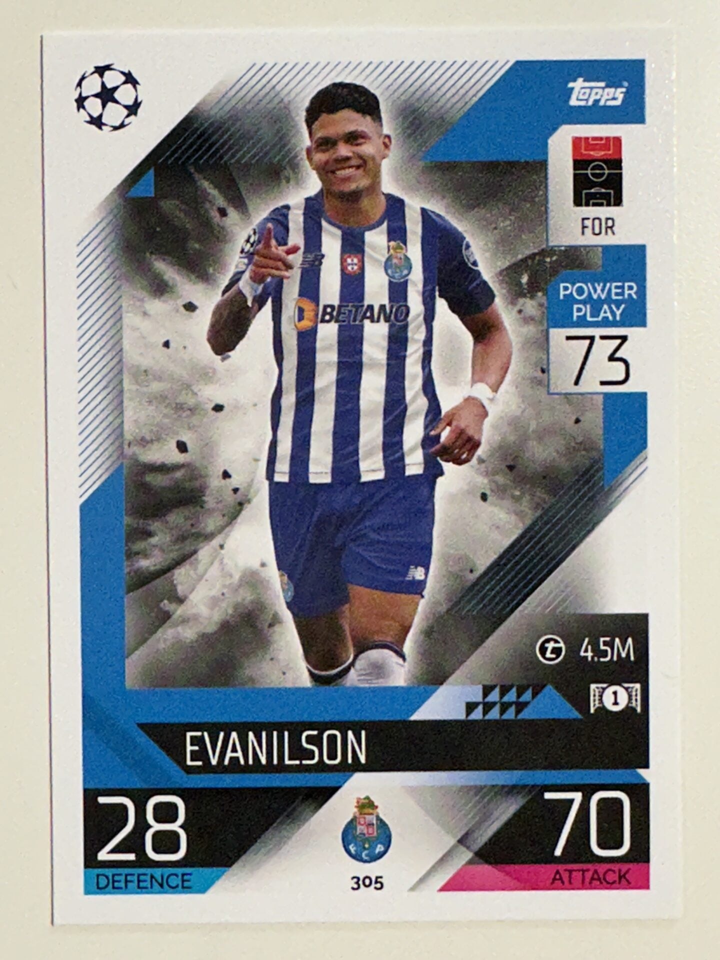 305. Evanilson (FC Porto) – Topps Match Attax 2022:2023 card