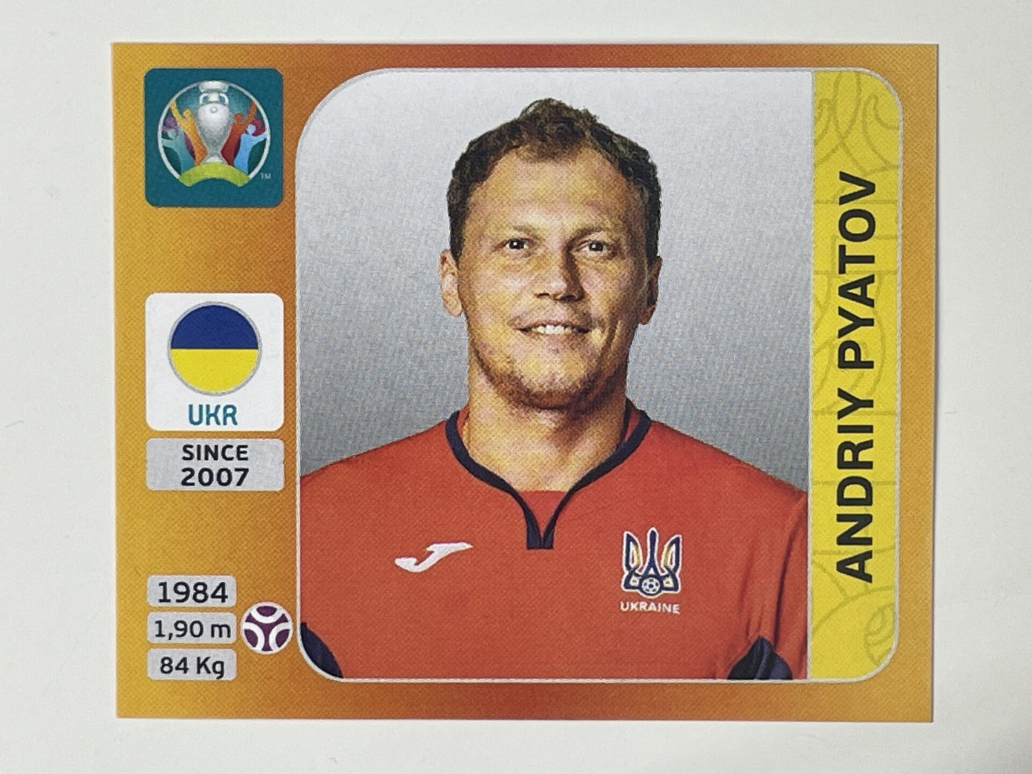 323. Andriy Pyatov (Ukraine) – Euro 2020 Stickers