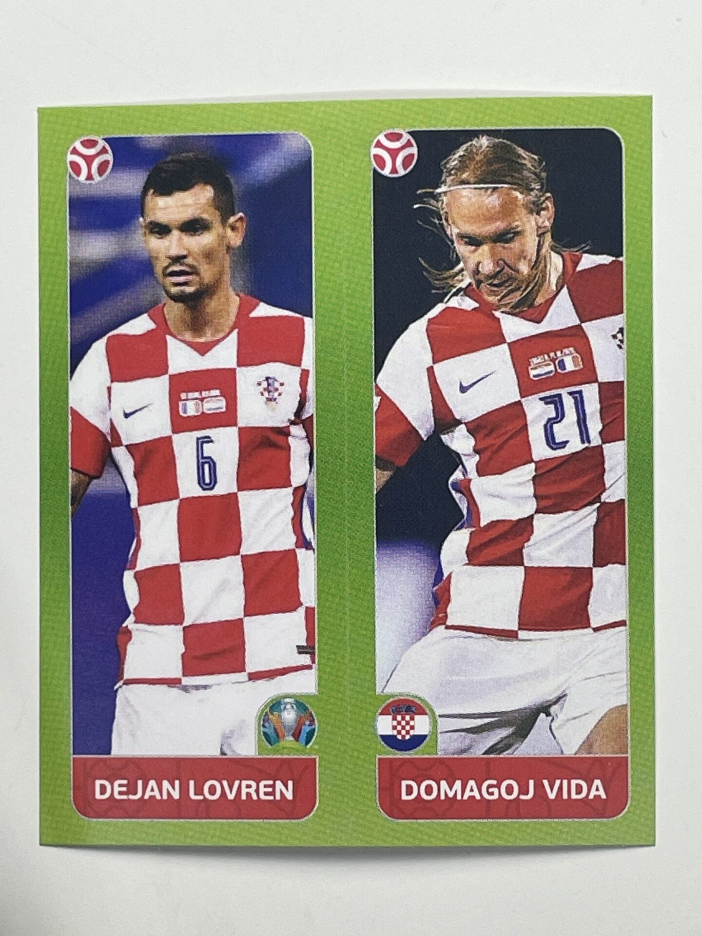 369a:b. Dejan Lovren & Domagoj Vida (Croatia) – Euro 2020 Stickers