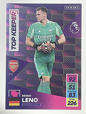 370.-Bernd-Leno-Arsenal-Top-Keeper-Panini-Adrenalyn-XL-2021-22-Card-Football