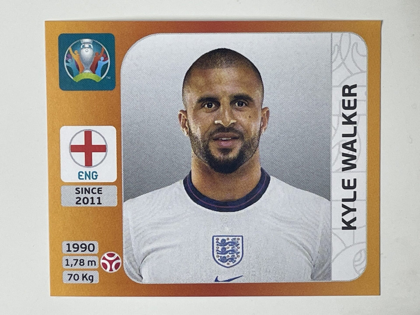 410. Kyle Walker (England) – Euro 2020 Stickers