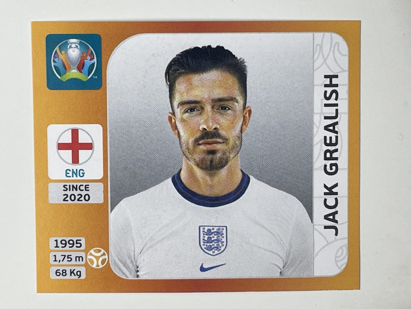 413. Jack Grealish (England) – Euro 2020 Stickers