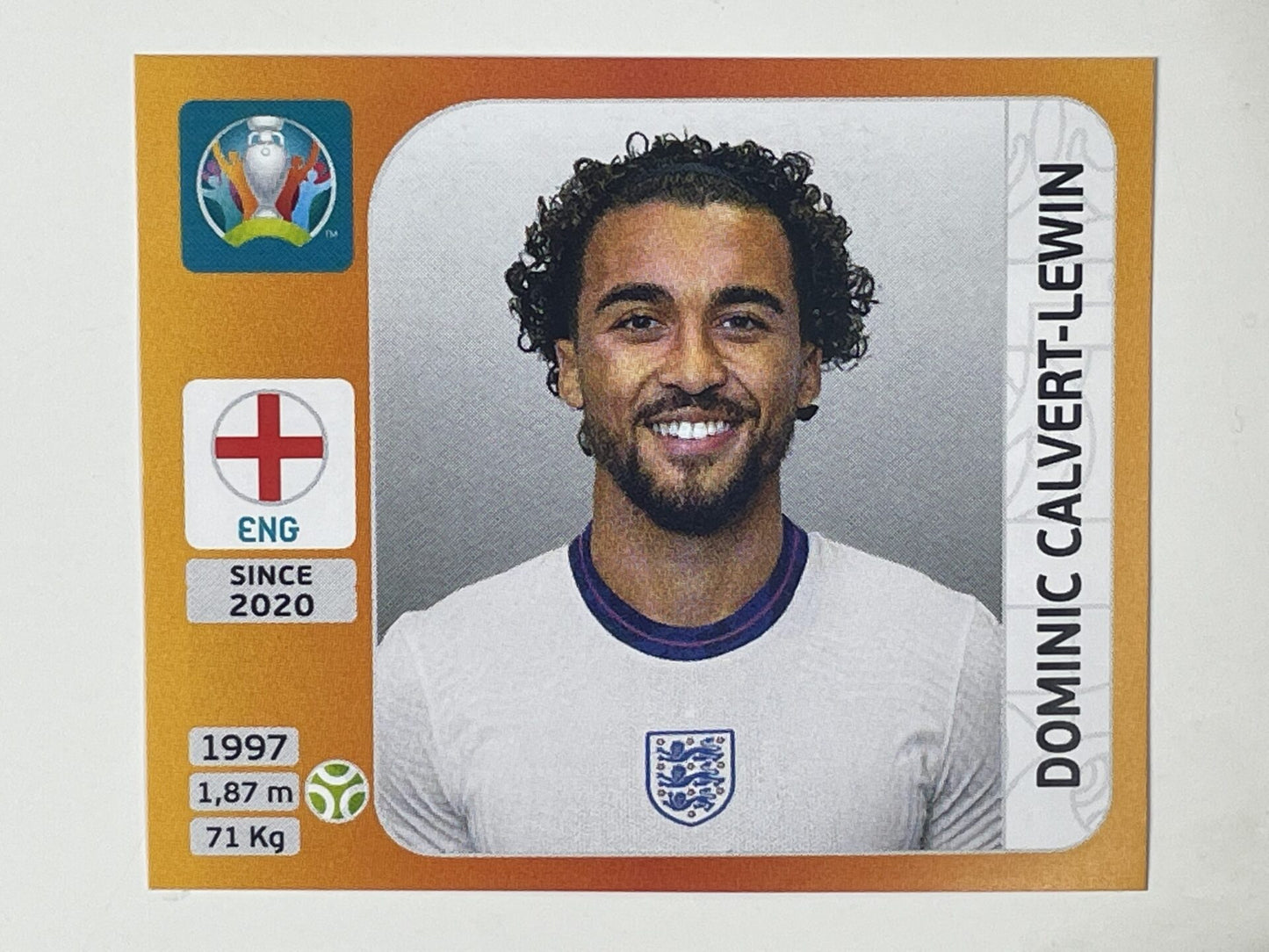 417. Dominic Calvert-Lewin (England) – Euro 2020 Stickers