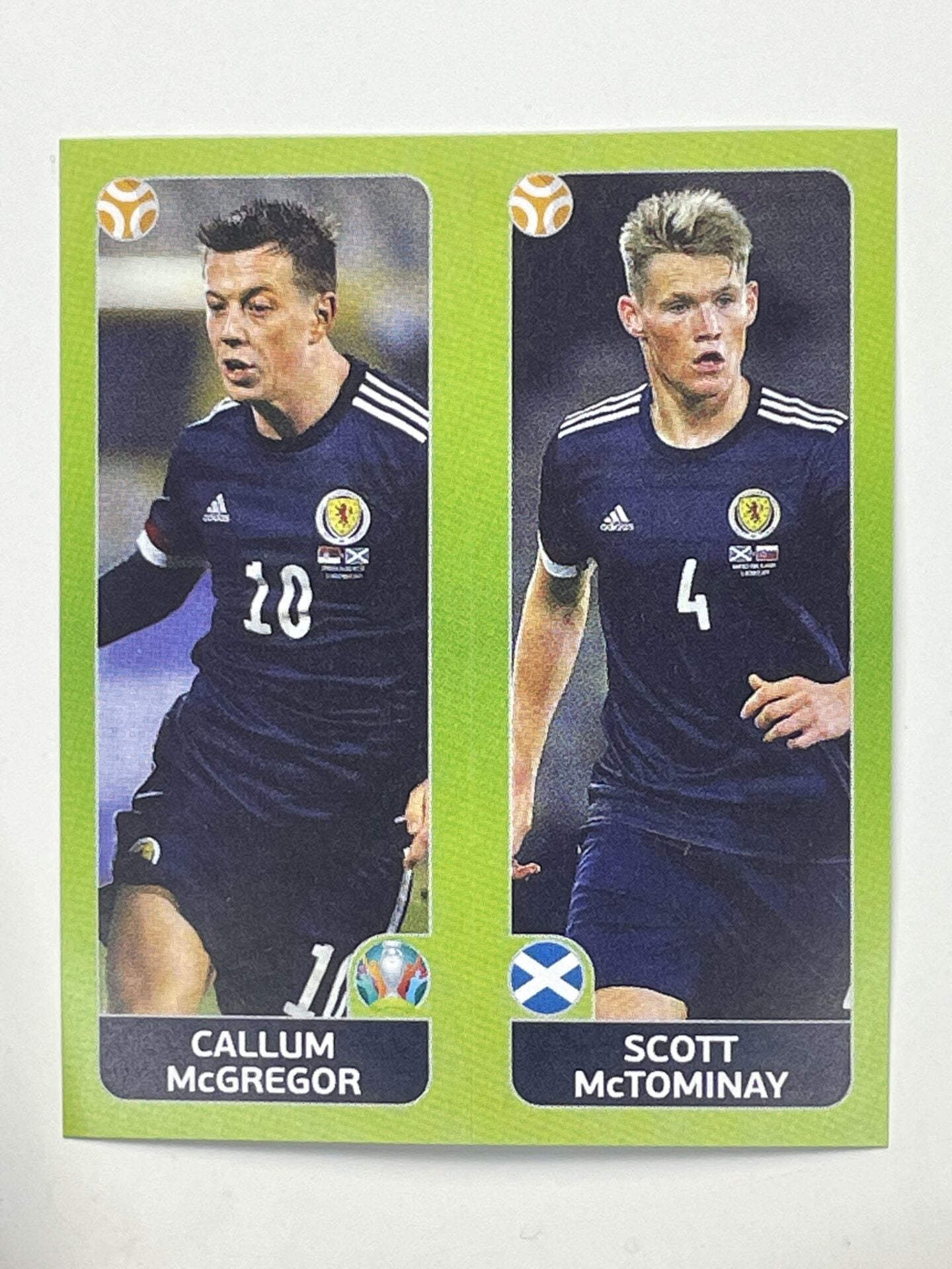 432a:b. Callum McGregor & Scott McTominay (Scotland) – Euro 2020 Stickers