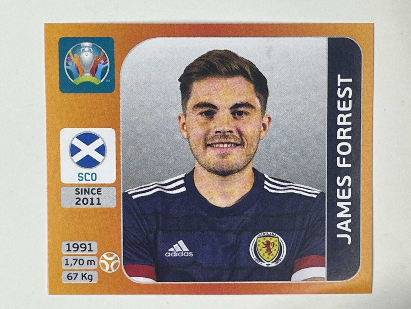 446. James Forrest (Scotland) – Euro 2020 Stickers
