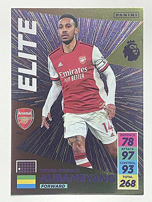 446.-Pierre-Emerick-Aubameyang-Arsenal-Elite-Panini-Adrenalyn-XL-2021-22-Card-Football