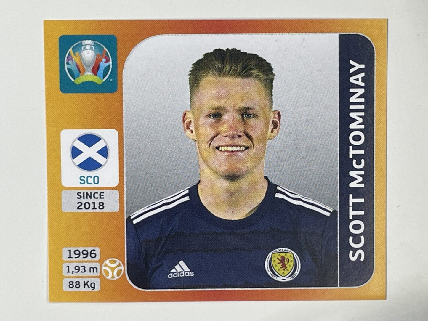451. Scott McTominay (Scotland) – Euro 2020 Stickers