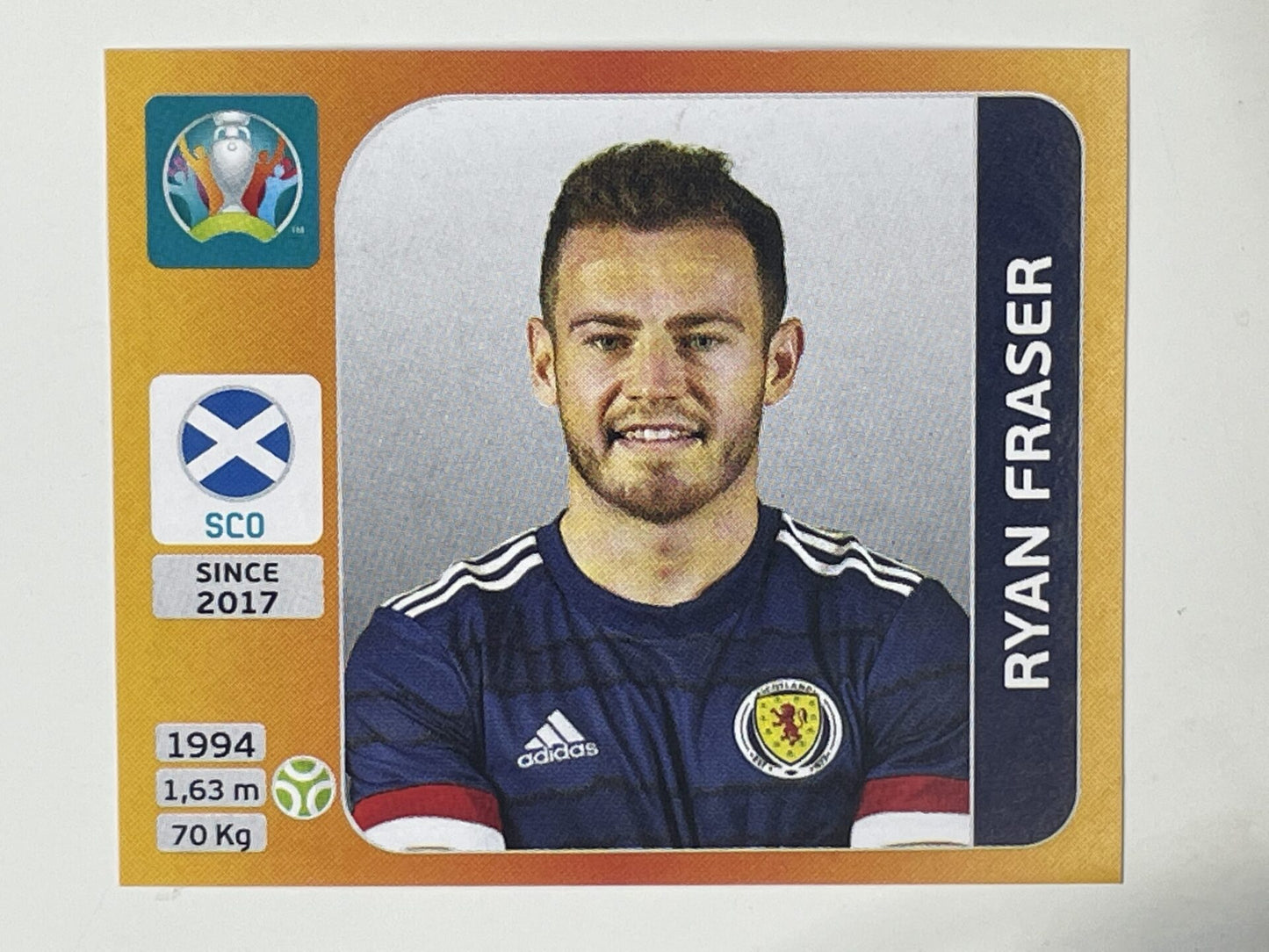 453. Ryan Fraser (Scotland) – Euro 2020 Stickers