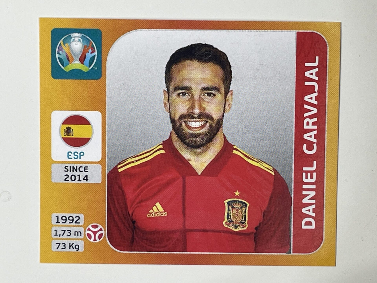 516. Daniel Carvajal (Spain) – Euro 2020 Stickers