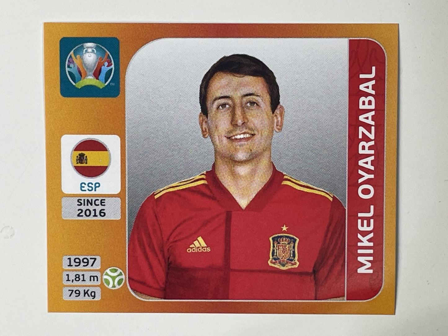 532. Mikel Oyarzabal (Spain) – Euro 2020 Stickers