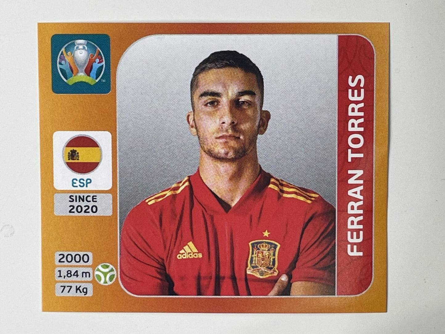 533. Ferran Torres (Spain) – Euro 2020 Stickers
