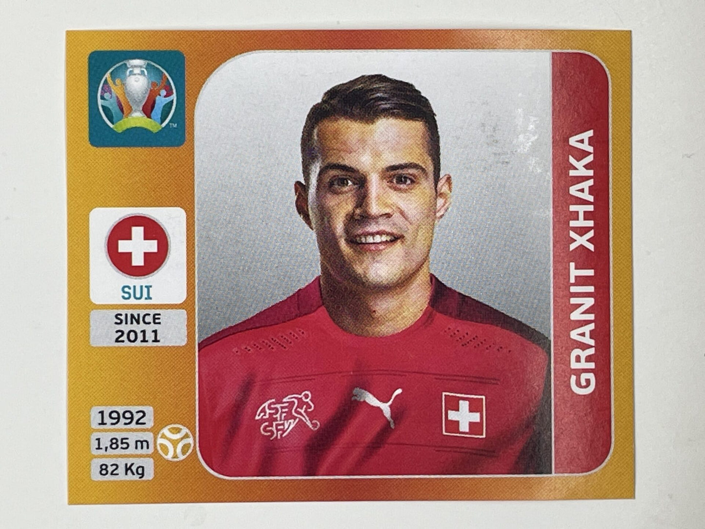 58. Granit Xhaka (Switzerland) – Euro 2020 Stickers