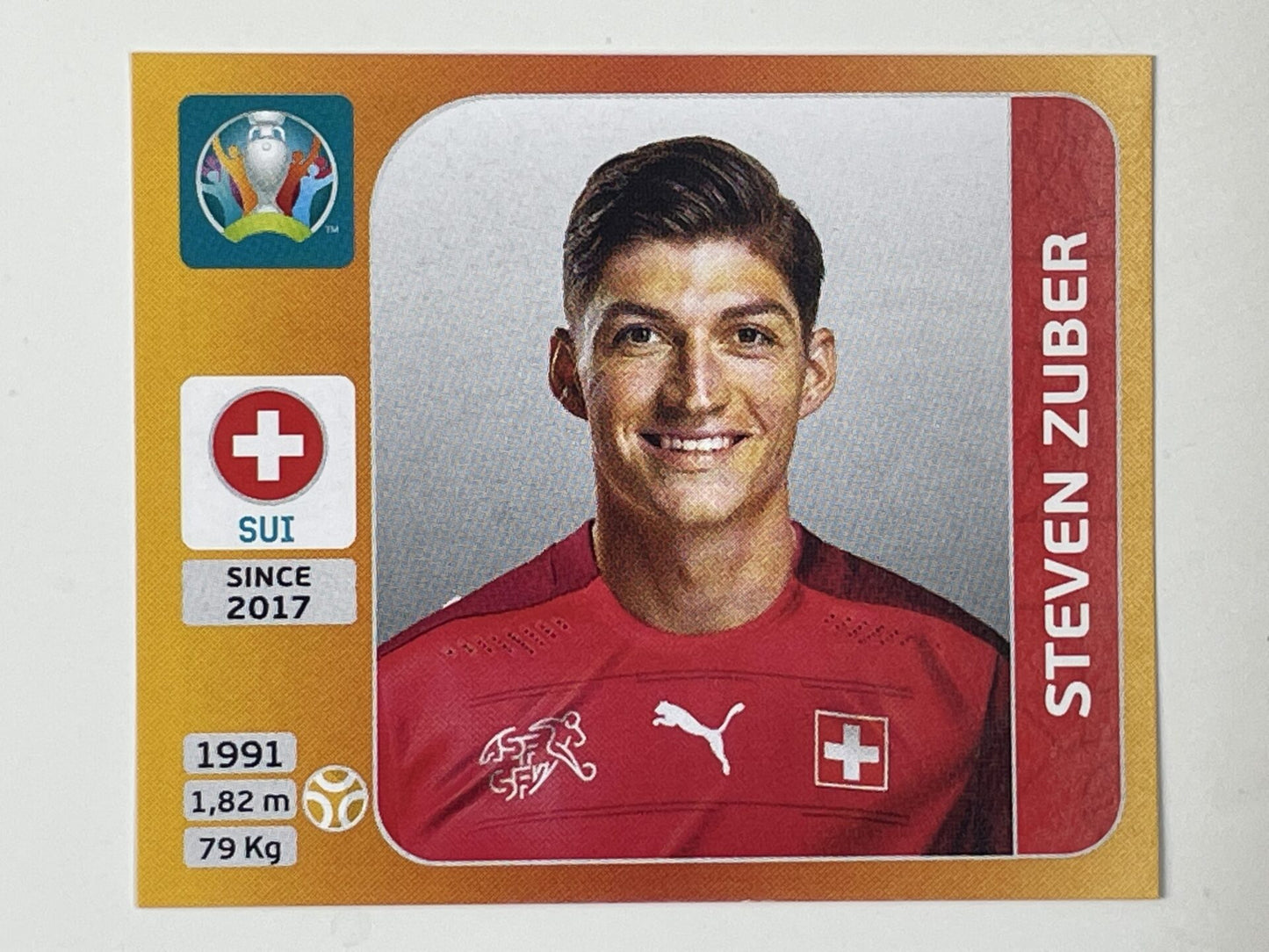 60. Steven Zuber (Switzerland) – Euro 2020 Stickers