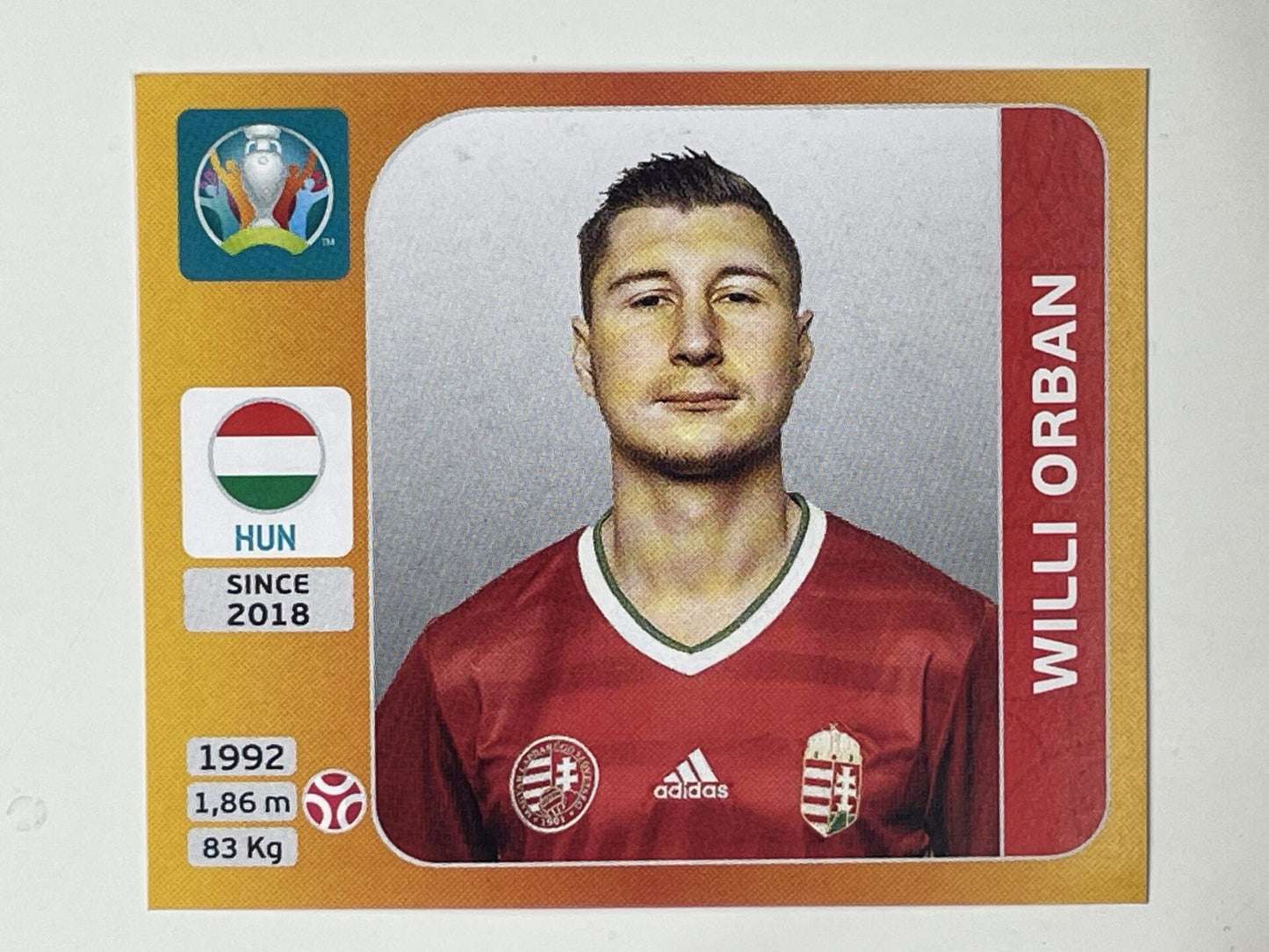 633. Willi Orban (Hungary) – Euro 2020 Stickers