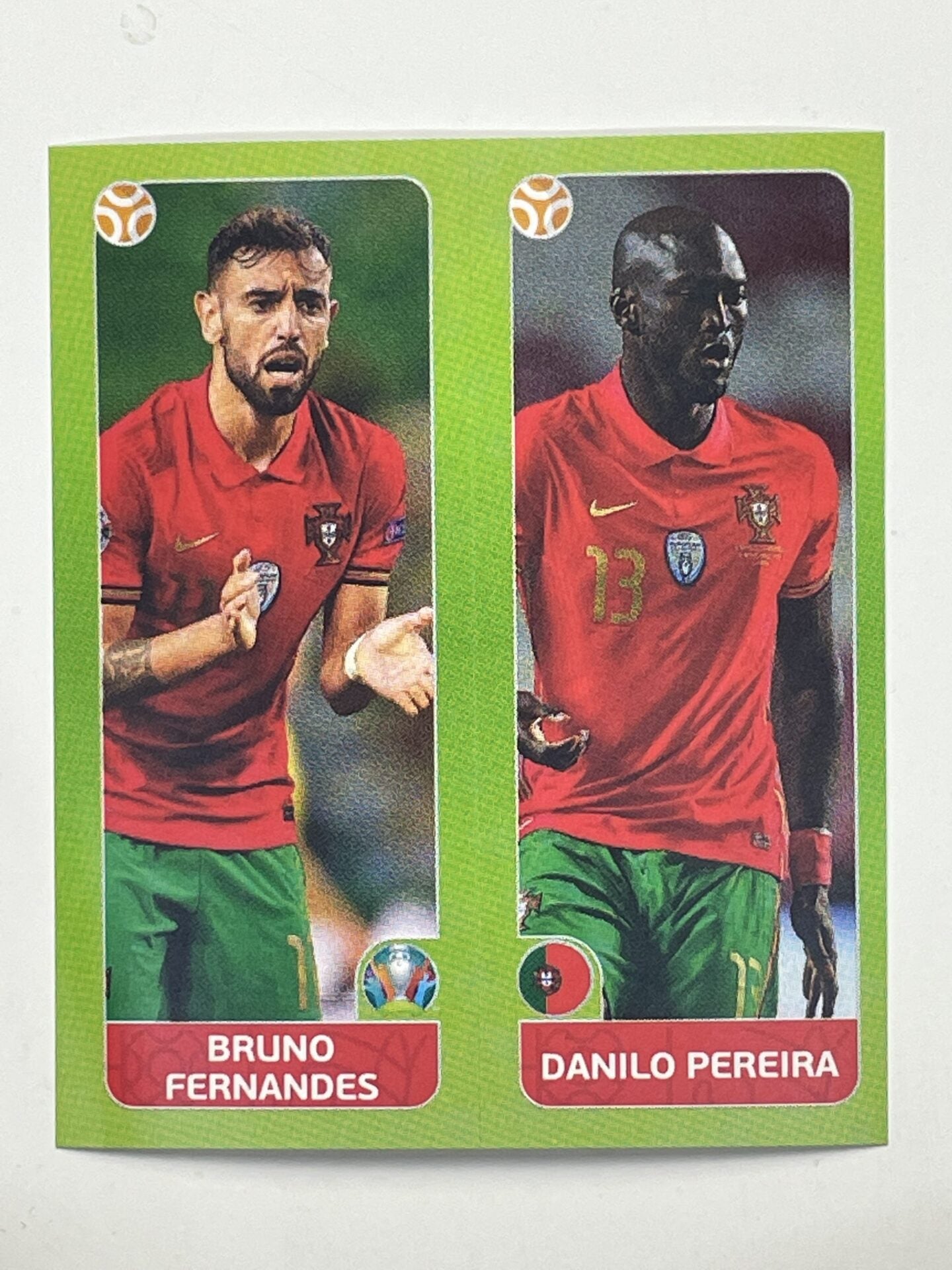 655a:b. Bruno Fernandes & Danilo Pereira (Portugal) – Euro 2020 Sticker