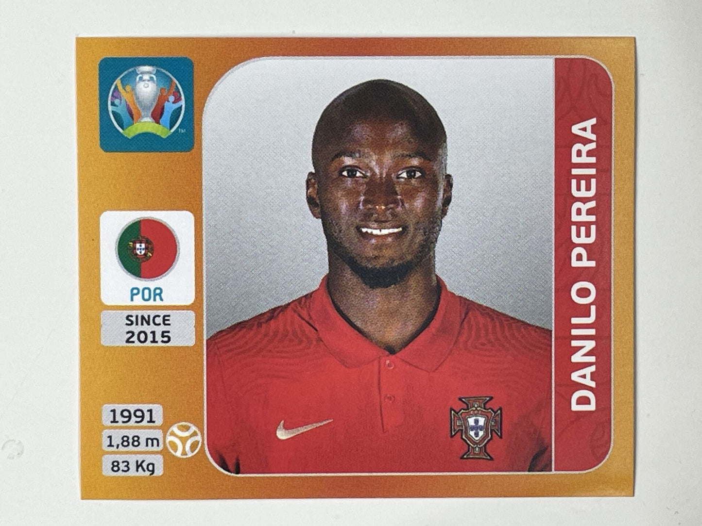 670. Danilo Pereira (Portugal) – Euro 2020 Stickers