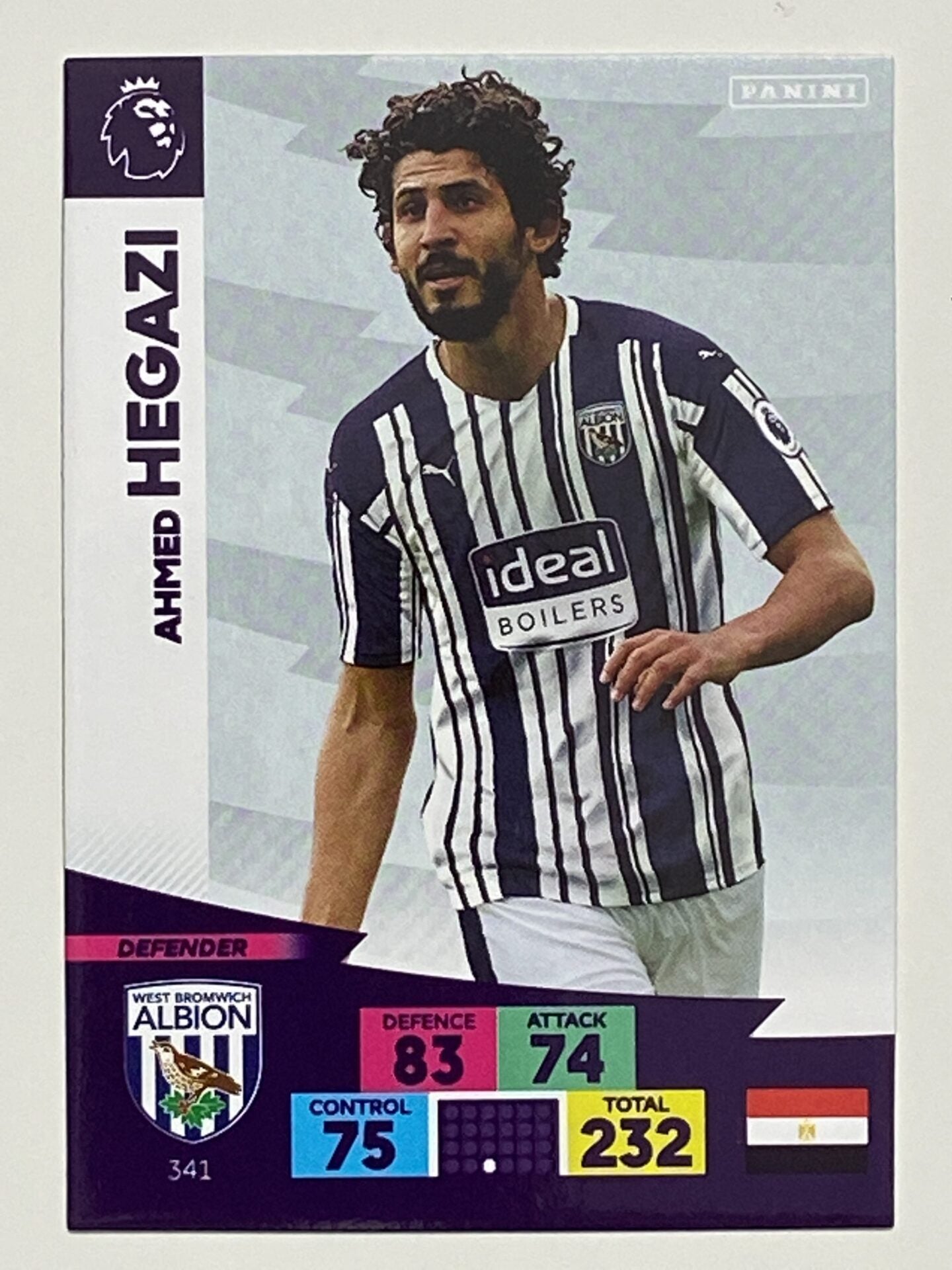 Ahmed Hegazi (West Brom) Football Card – Premier League Adrenalyn XL 2020:21