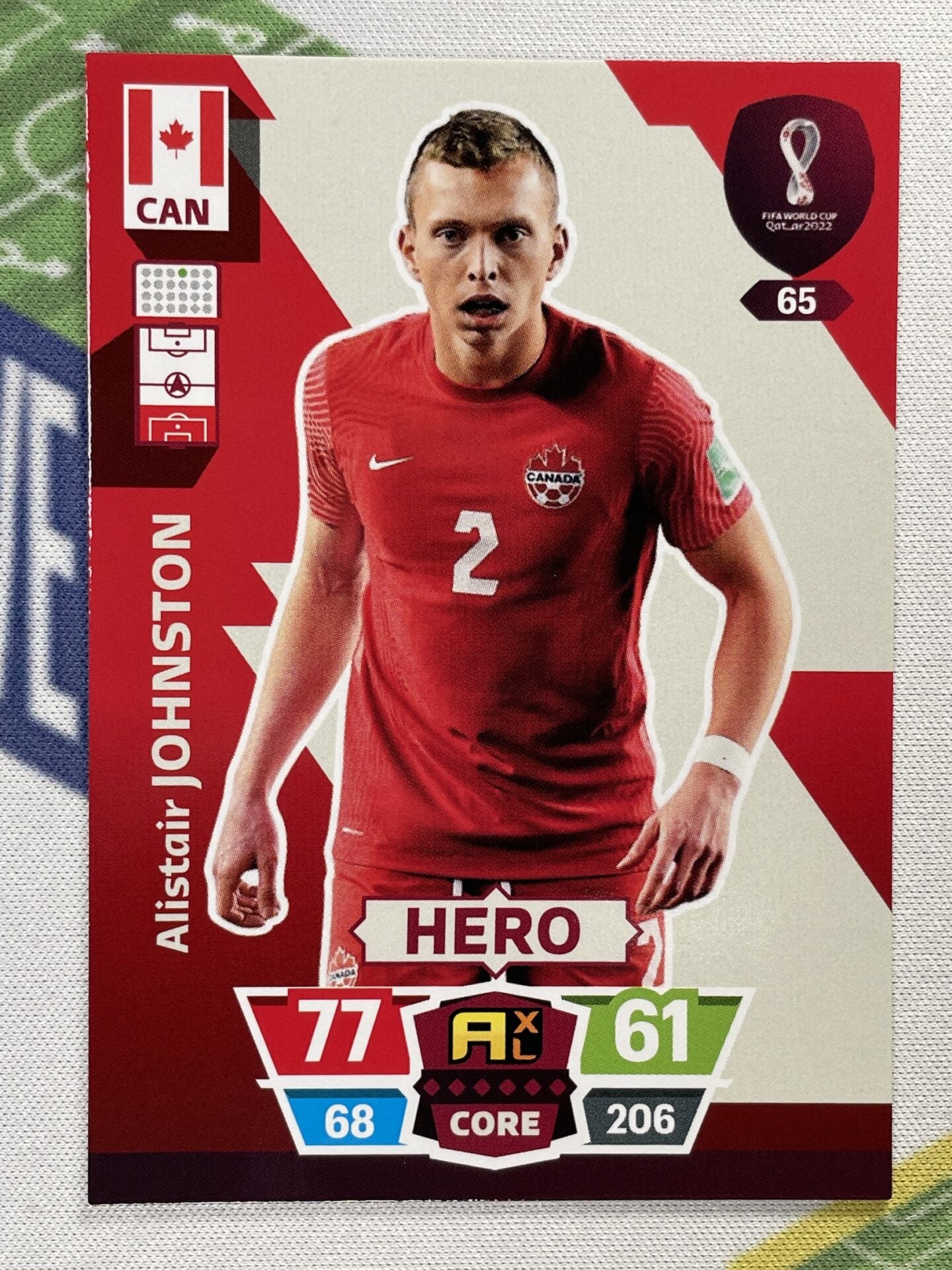 Alistair Johnston Canada Panini World Cup 2022 Adrenalyn XL Card