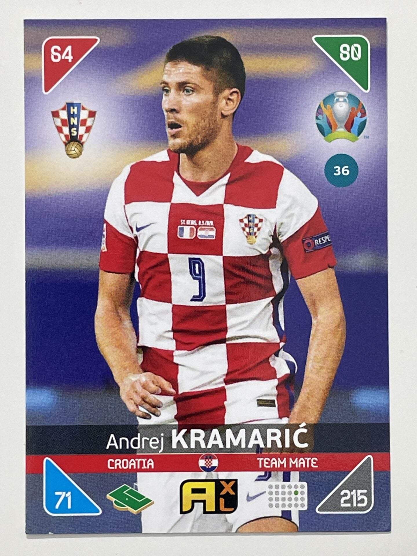 Andrej Kramaric Team Mates (Croatia) Football Card – Euro 2020 Adrenalyn XL