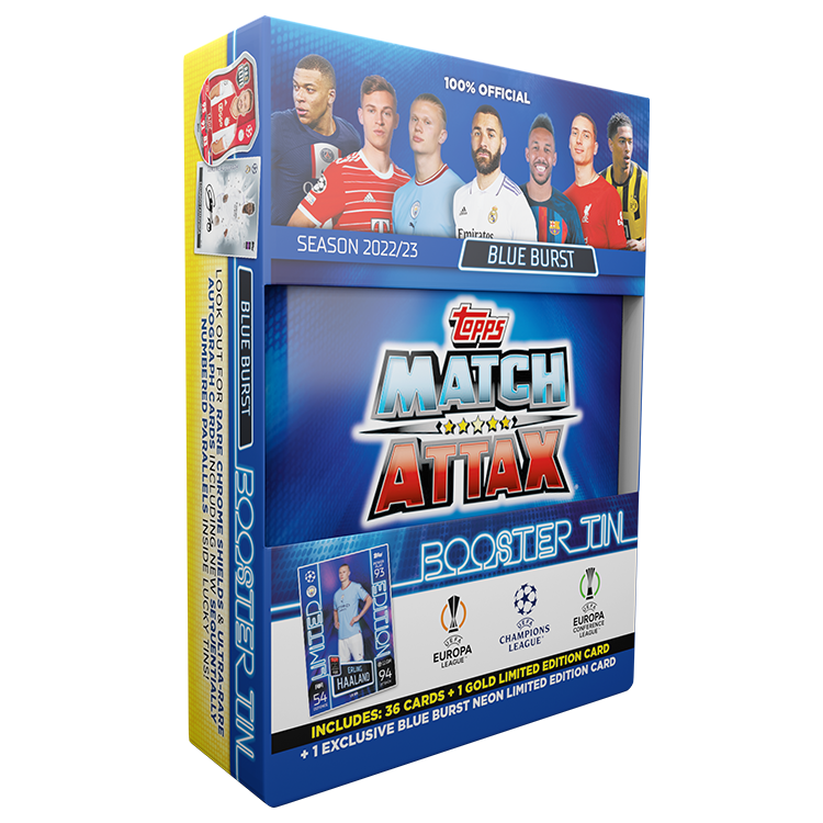 Blue Burst Booster Tin - Topps Match Attax 2022/2023