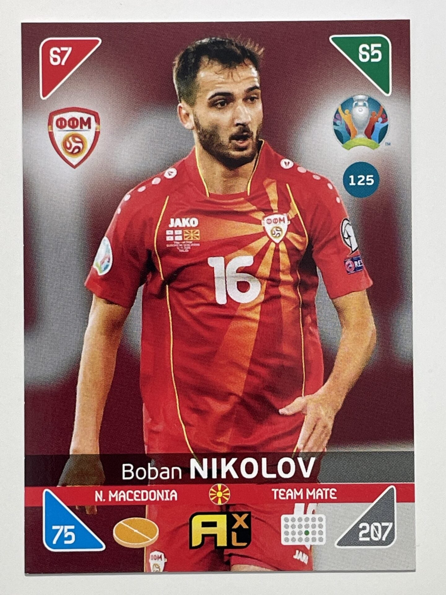Boban Nikolov Team Mates (North Macedonia) Football Cards – Euro 2020 Adrenalyn XL