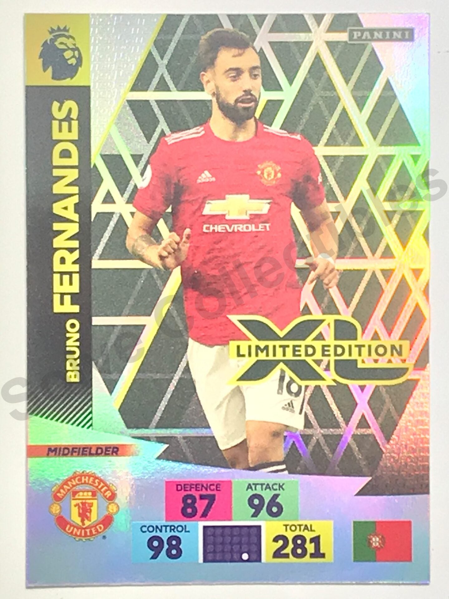 Bruno Fernandes Limited Edition (Manchester United) Football Card – Premier League Adrenalyn XL 2020:21