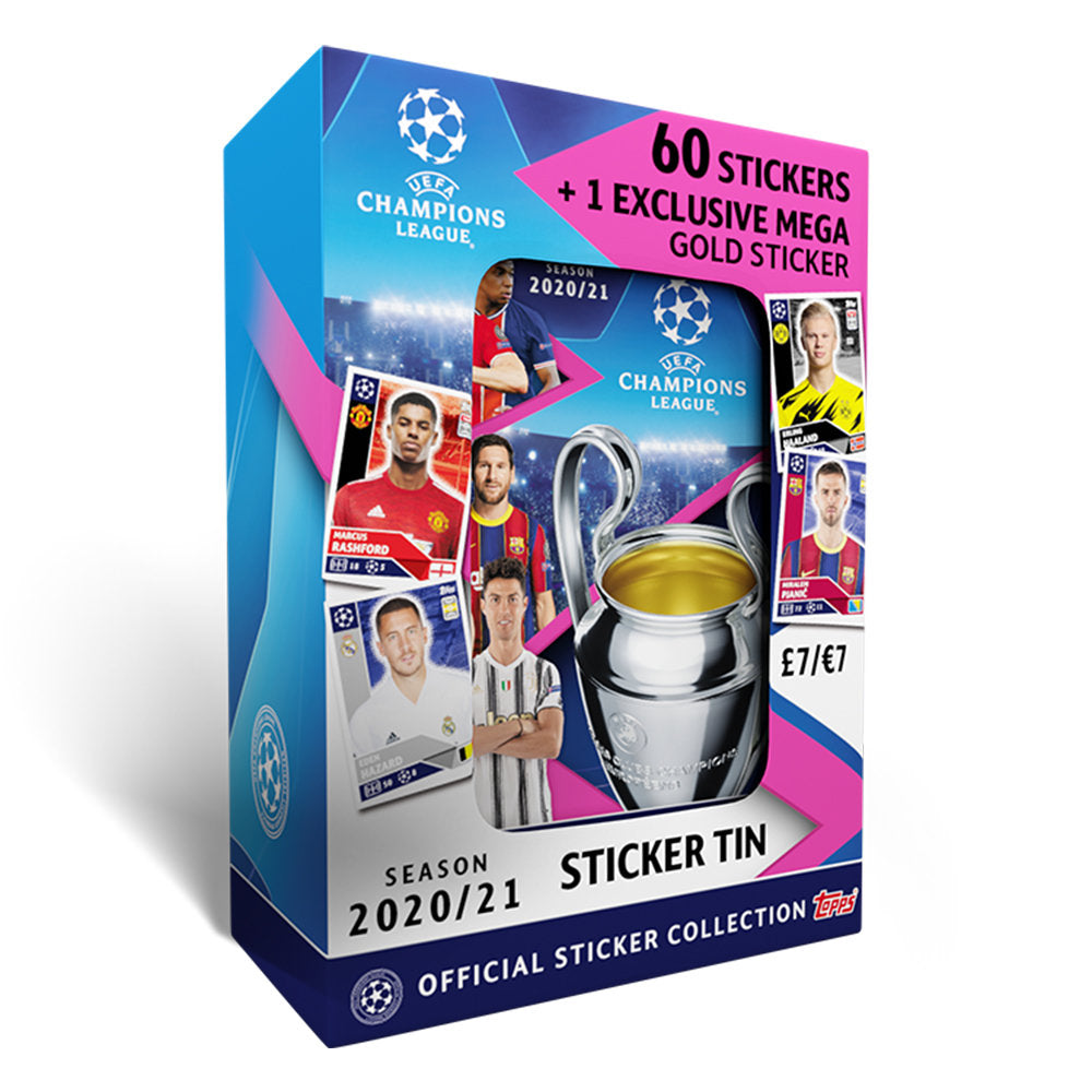 Collector Tin – Topps UEFA Champions League 2020:21 Football Stickers
