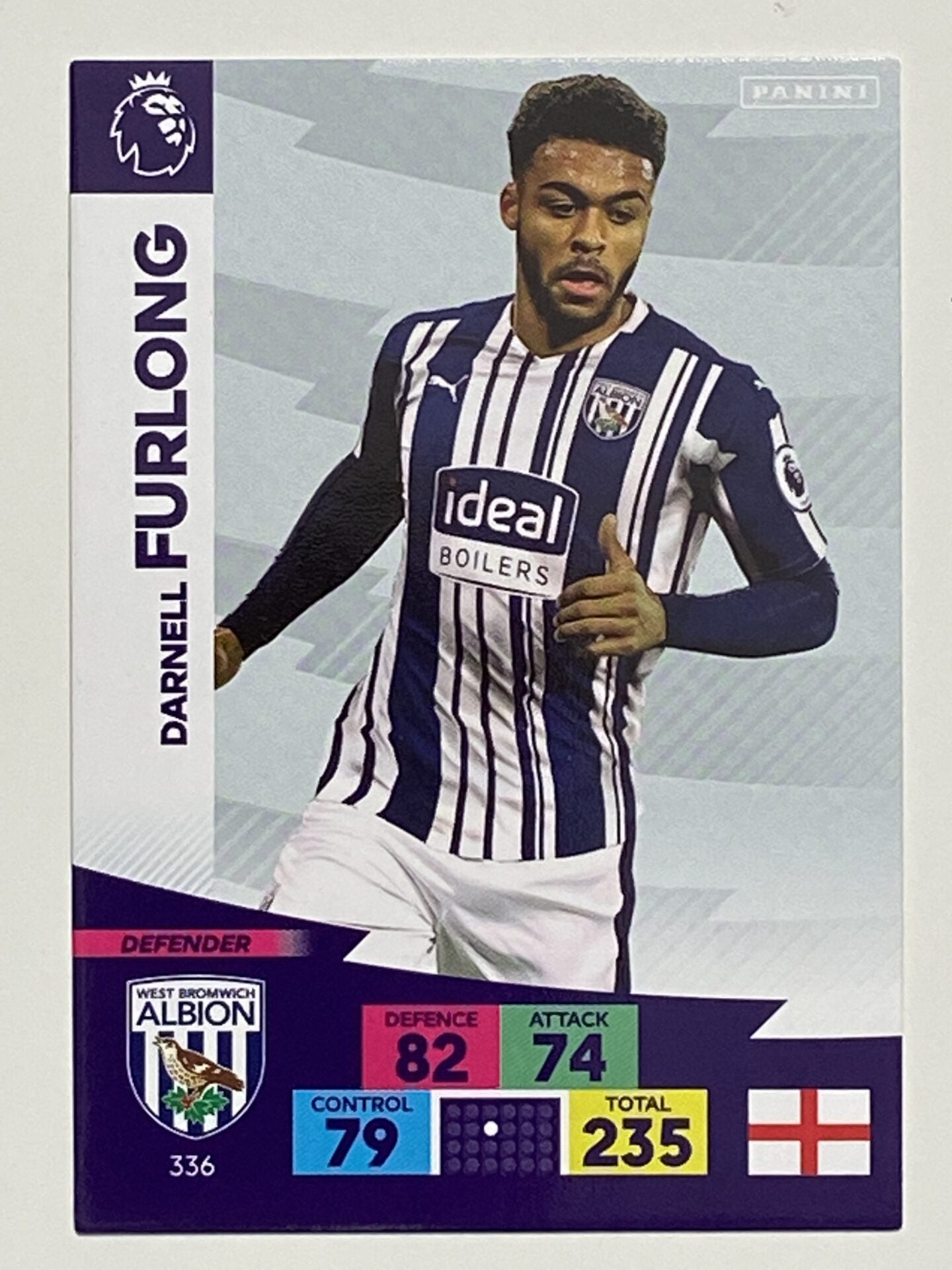 Darnell Furlong (West Brom) Football Card – Premier League Adrenalyn XL 2020:21