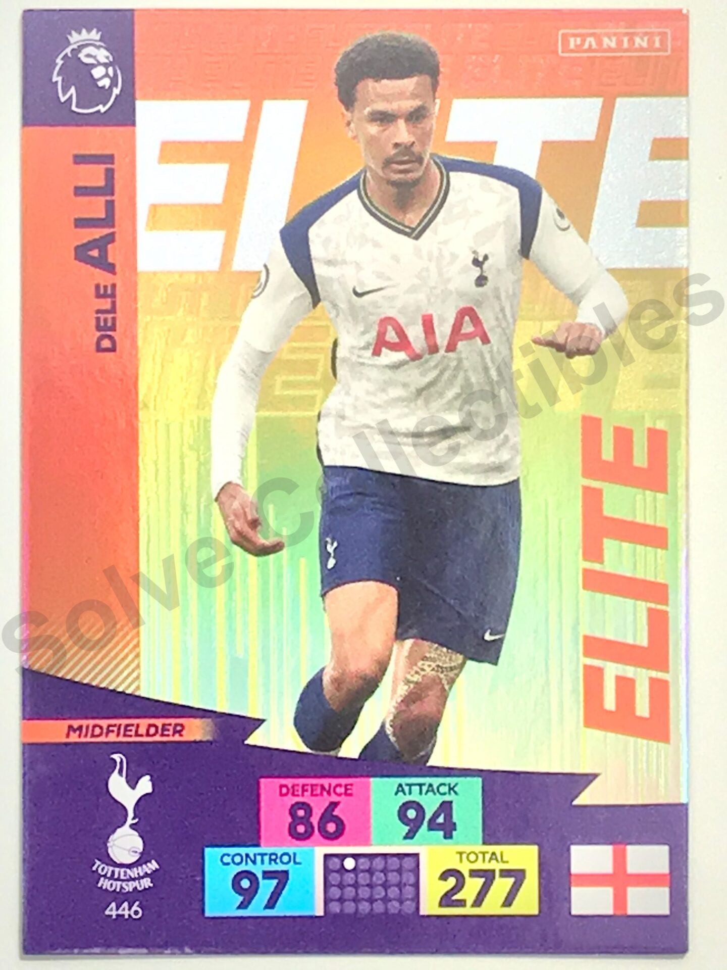 Dele Alli (Tottenham) – Elite Football Card – Premier League Adrenalyn XL 2020:21