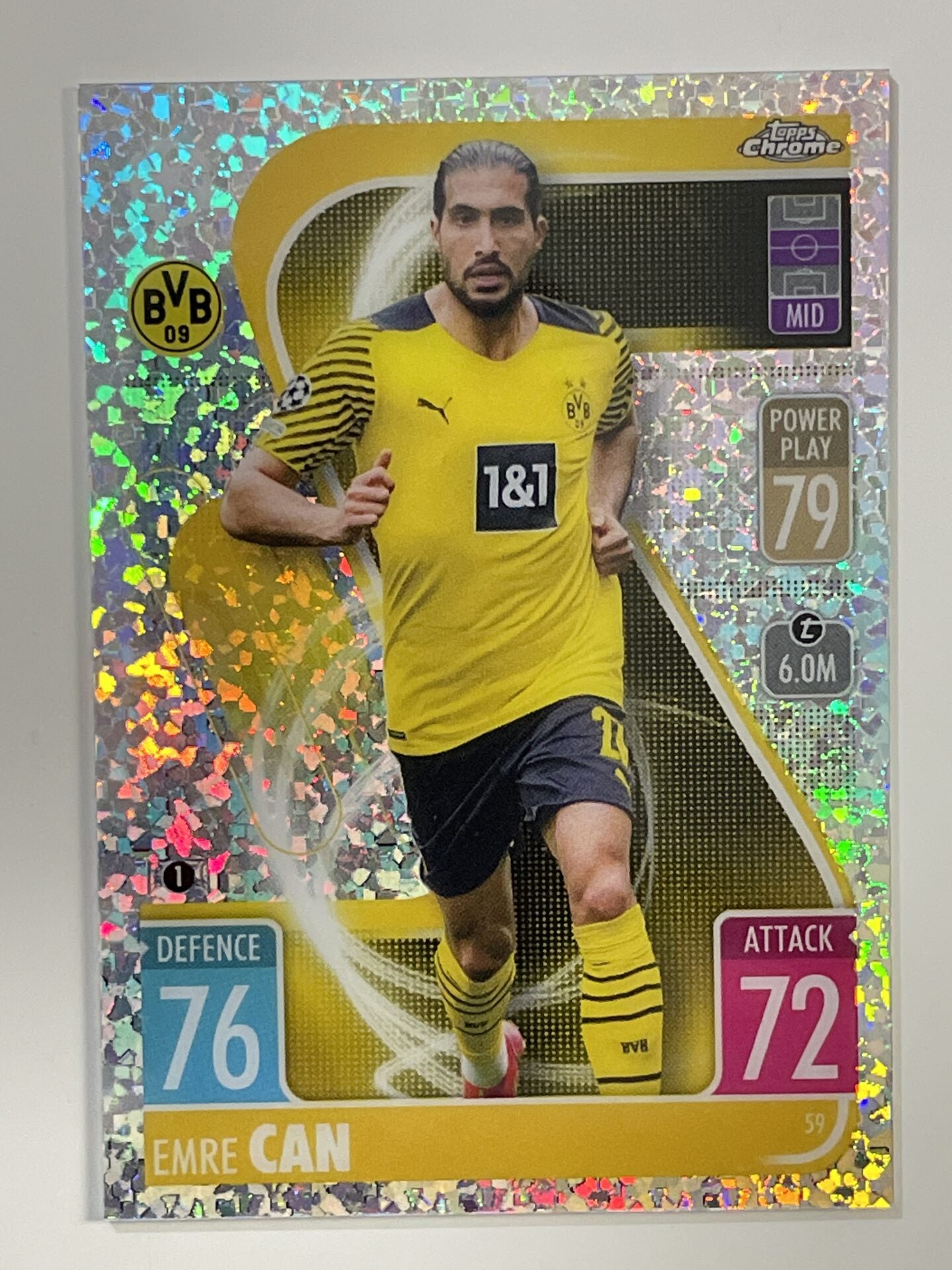 Emre Can Speckle Refractor Topps Match Attax Chrome 2021 2022