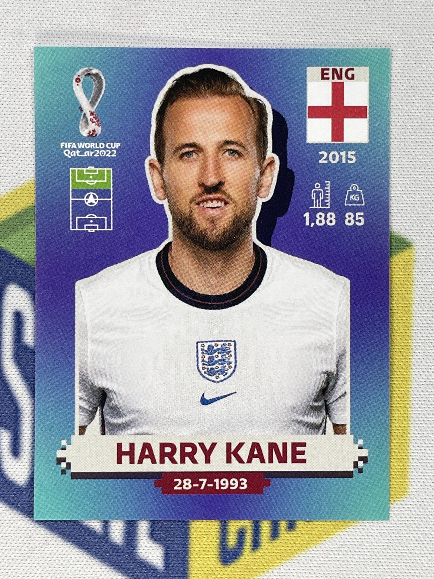 ENG18 Harry Kane England Panini World Cup 2022 Sticker Solve eng18-harry-kane-england-panini-world-cup-2022-sticker-solve