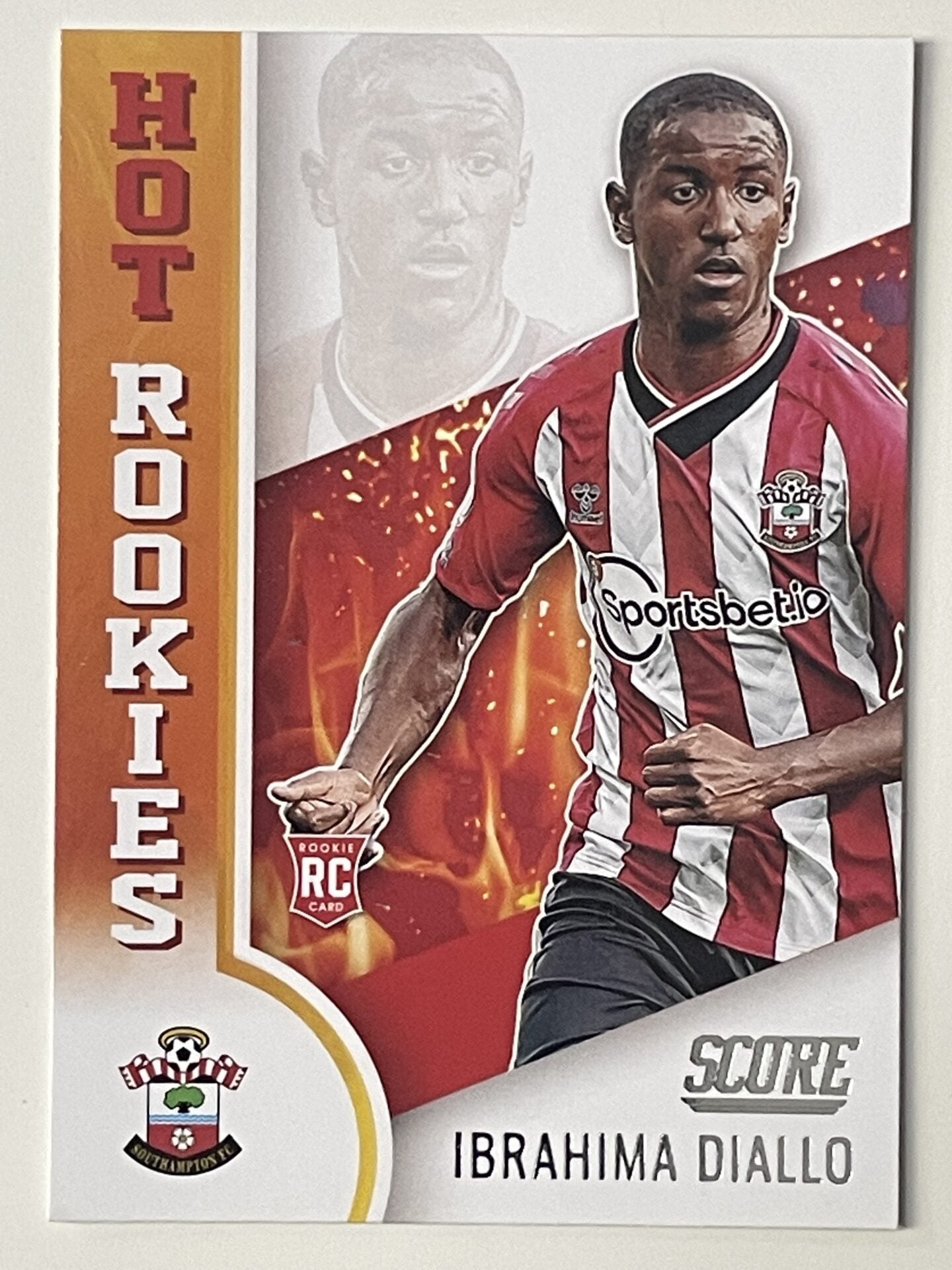 Ibrahima Diallo Southampton Hot Rookies Panini Premier League Score 2021 2022