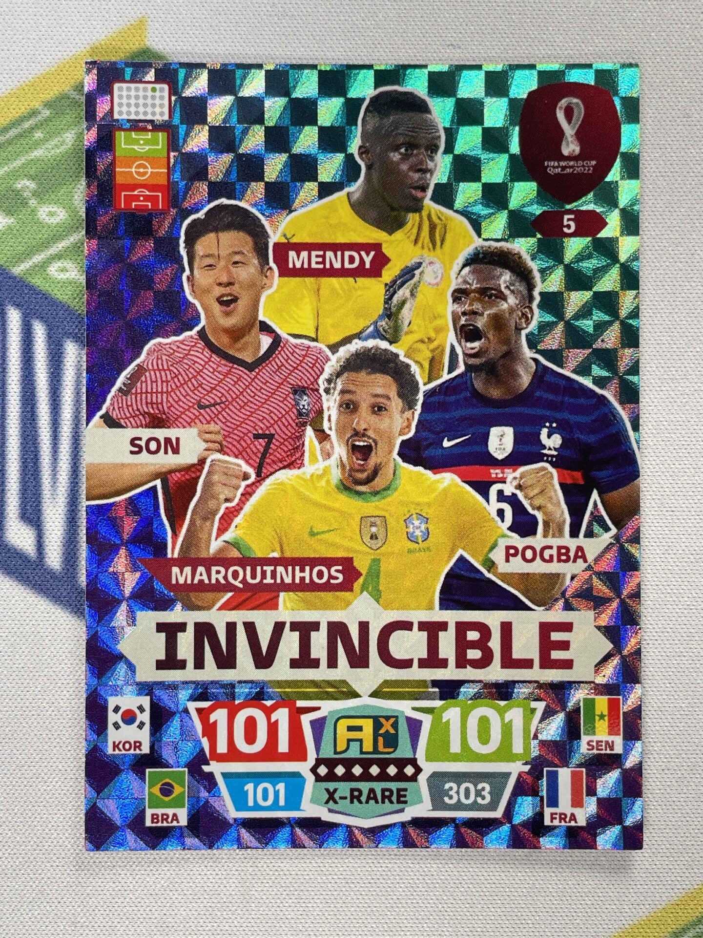 005 Invincible Card Panini World Cup 2022 Adrenalyn XL Solve Collectibles 005 Invincible Card Panini World Cup 2022 Adrenalyn XL Solve Collectibles