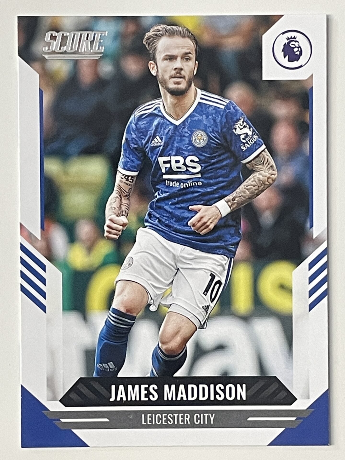 James Maddison Leicester City Base Panini Premier League Score 2021 2022