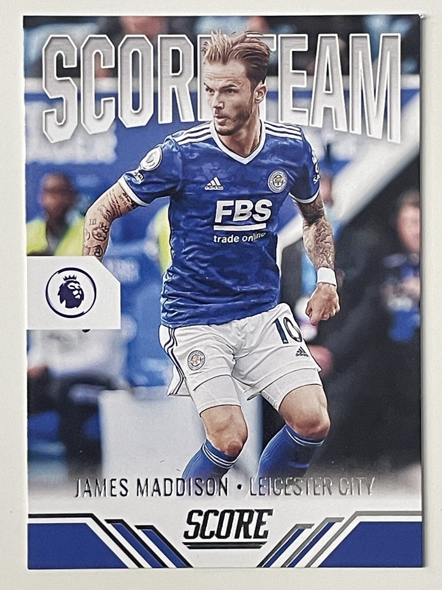 James Maddison Leicester City Score Team Panini Premier League Score 2021 2022