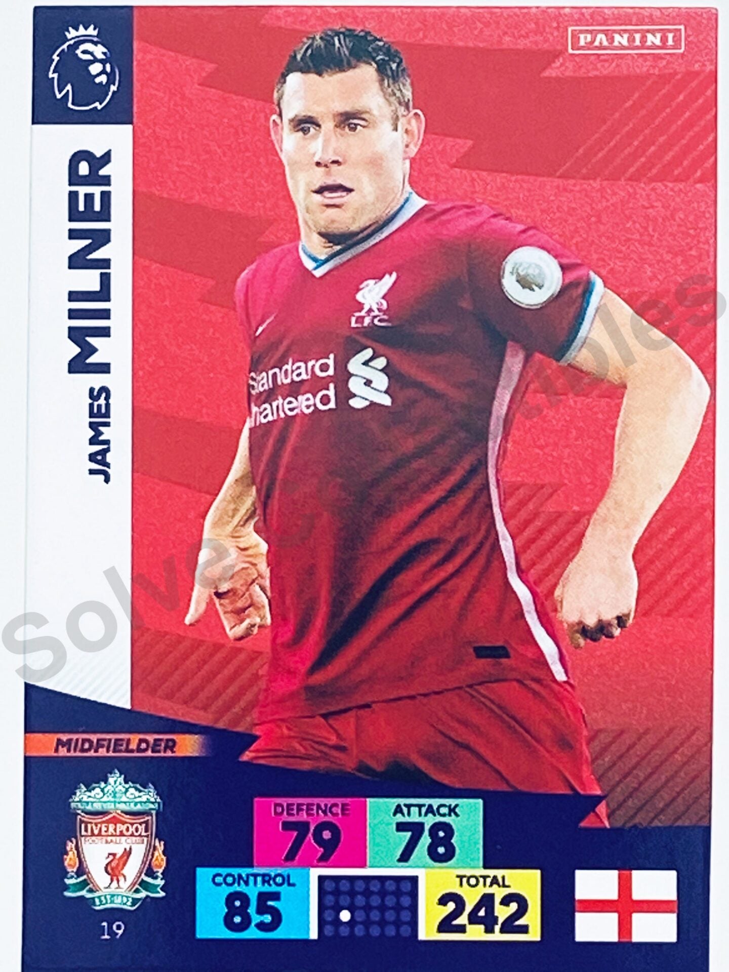 James Milner (Liverpool) Football Card – Premier League Adrenalyn XL 2020:21