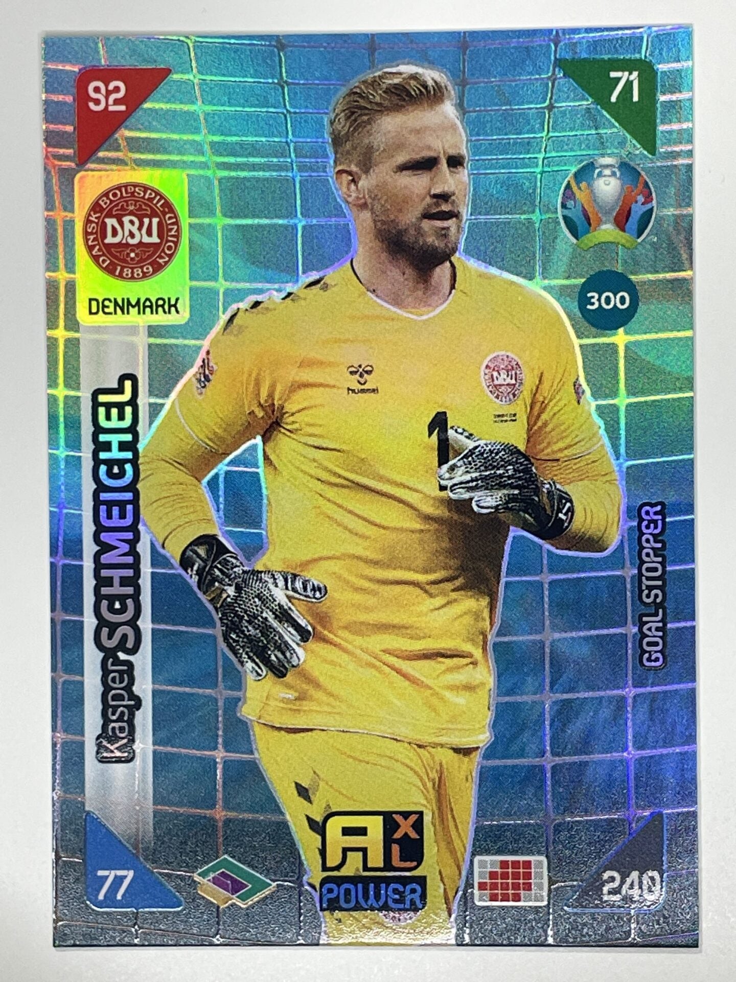 Kasper Schmeichel Goal Stoppers (Denmark) Football Card – Euro 2020 Adrenalyn XL
